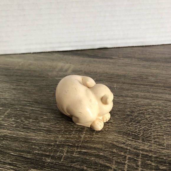 Franklin Mint Curio Cats Netuke Cat - Picture 3 of 8